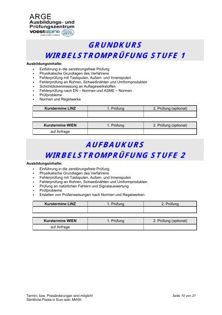 Kontaktdaten der Ausbildungsstellen - Schweißtechnische ...