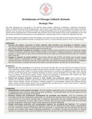 Archdiocese of Chicago Catholic Schools