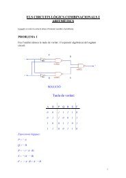 ELS CIRCUITS LÃGICS COMBINACIONALS I ARITMÃTICS Taula ...