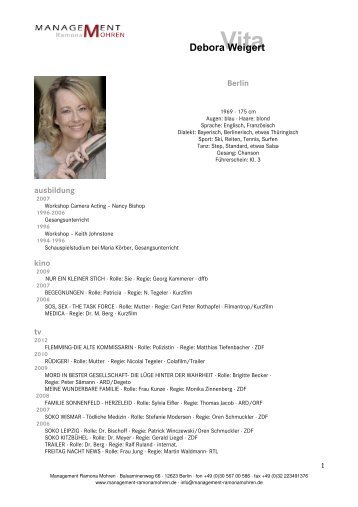 VITA PDF - Management Ramona Mohren