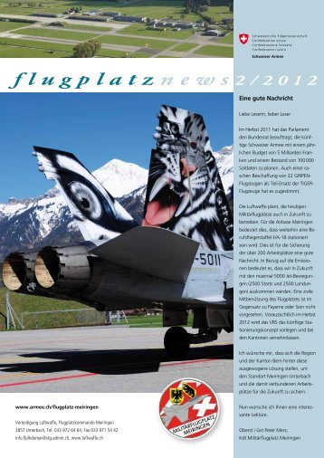 8 flugplatz news 2/2012 - Schweizer Luftwaffe - admin.ch