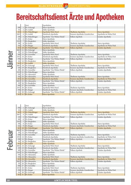marchtrenker Stadtzeitung