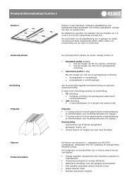 Productinformatieblad Ecoline t - REMIS