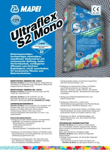 Ultraflex Ultraflex S2Mono S2 Mono Ultraflex S2Mono - Mapei