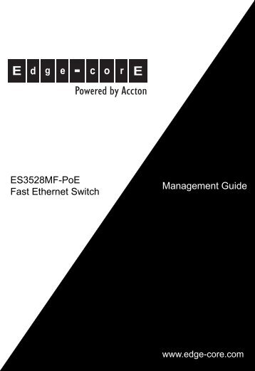 ES3528MF-PoE - Edge-Core