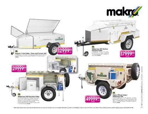 safari & nylon tents - Makro