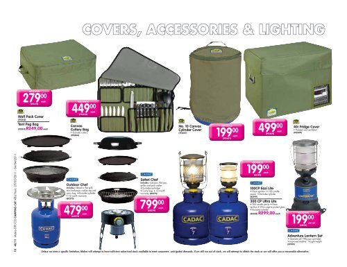 safari & nylon tents - Makro