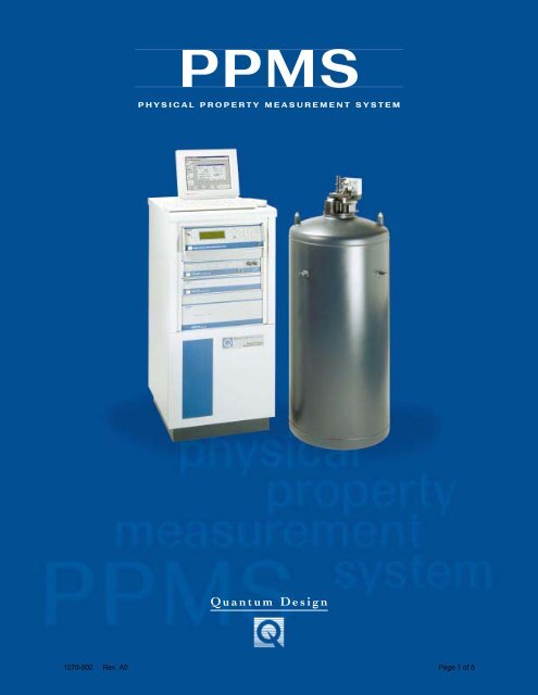 PPMS - Quantum Design, Inc.