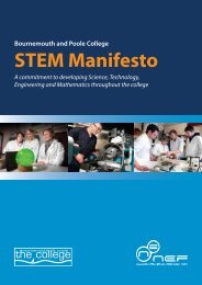 STEM Manifesto - The Bournemouth & Poole College