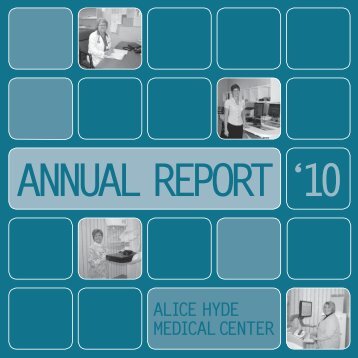 2010 Annual Report - Alice Hyde Medical Center