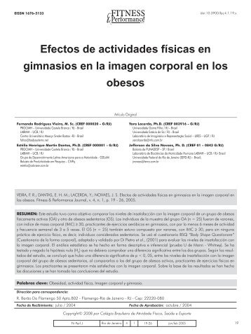 Efectos de actividades fÃ­sicas en gimnasios en la imagen corporal ...