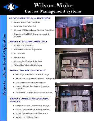 BMS Brochure - Wilson Mohr