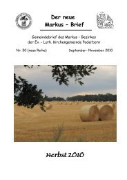Gemeindebrief Sept.-Nov. 10 fertig - Markusgemeinde-Paderborn