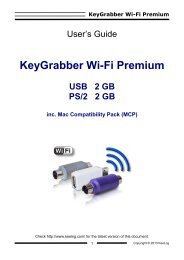 Hardware Keylogger User Guide - KeyGrabber Wi-Fi Premium