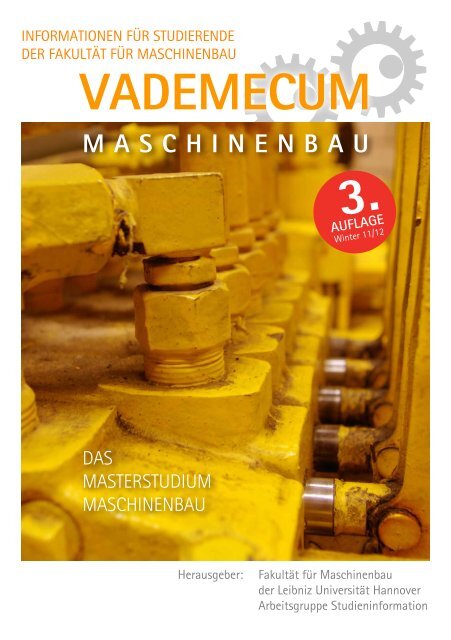 VADEMECUM - Fakultät für Maschinenbau - Leibniz Universität ...