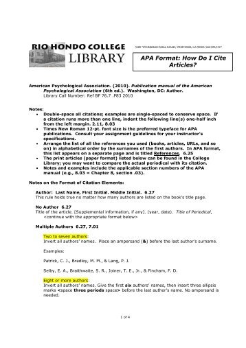 In PDF format - Rio Hondo College Library