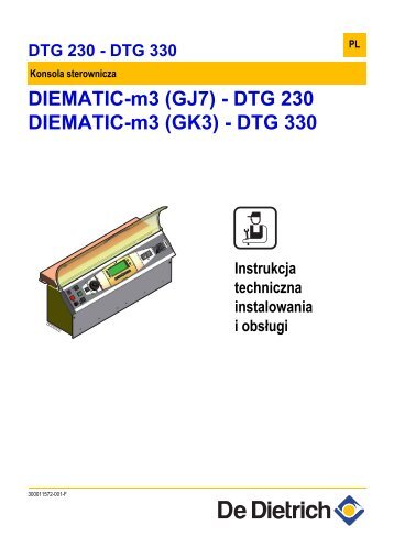 Instrukcja techniczna Diematic m-3 dla DTG-230, 330 S ... - De Dietrich