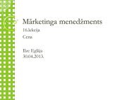 MÄrketinga menedÅ¾ments - VATP