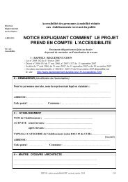 La notice d'accessibilité - CCI Ariège