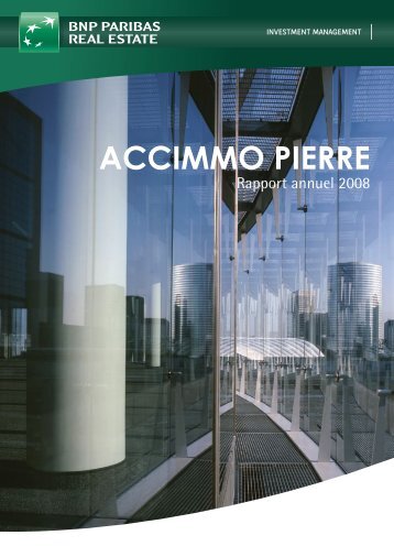 Rapport annuel - Accimmo Pierre - BNP Paribas REIM