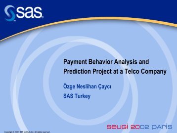 Payment Behavior Analysis and Prediction Project at a Telco ...