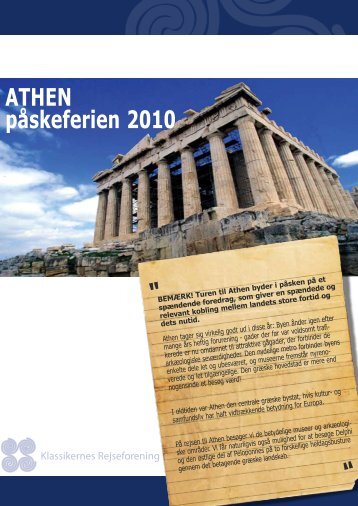 ATHEN påskeferien 2010 " " "