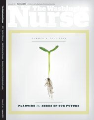 Issue 42.2 - Summer 2012 - The Washington State Nurses Association