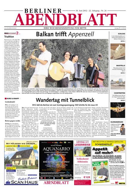 Balkan trifft Appenzell