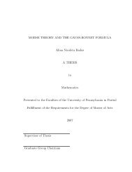 MORSE THEORY AND THE GAUSS-BONNET FORMULA Alina ...