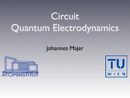 Circuit Quantum Electrodynamics - CoQuS