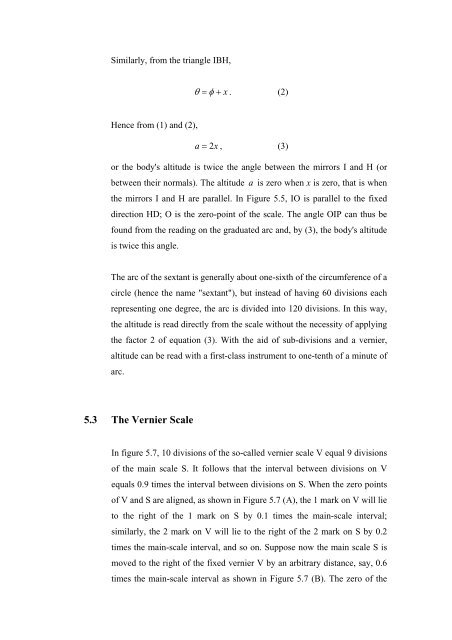 The Mathematics of the Longitude - Department of Mathematics