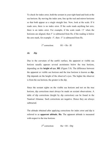 The Mathematics of the Longitude - Department of Mathematics