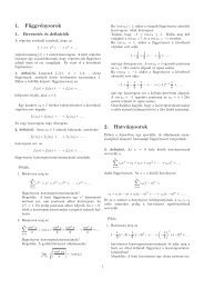 Hatványsorok és Taylor-sorok