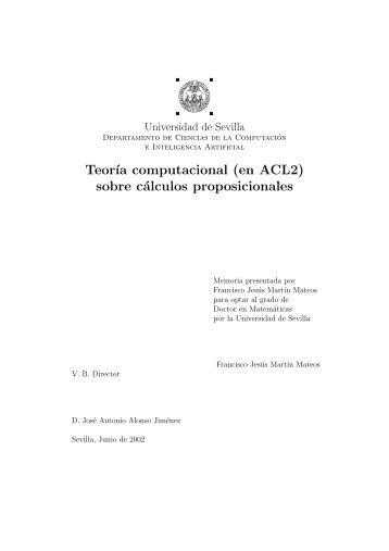 (en ACL2) sobre cÃ¡lculos proposicionales - Dpto. Ciencias de la ...