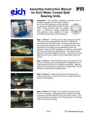 Eich Split Bearing Instruction Manual 11-08.pub - PT International ...