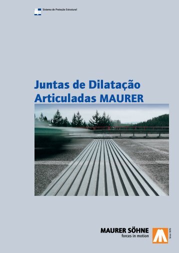 Juntas de Dilatação articuladas Maurer (3.7 MB - Maurer Söhne Group
