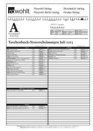 Taschenbuch-Neuerscheinungen Juli 2013 - Fuxx