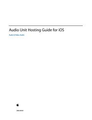 Audio Unit Hosting Guide for iOS