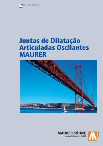 [Prospectos] Juntas de Dilatação Articuladas Oscilantes MAURER