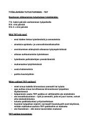 TYÃELÃMÃÃN TUTUSTUMINEN, ohjeet oppilaalle (pdf) - Kauhava