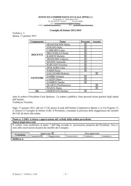 Verbale 17 gennaio 2013 - Scuolavicospinea.it