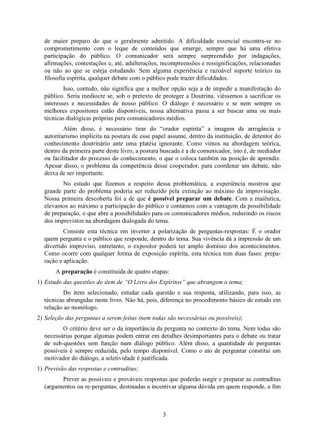 O diÃ¡logo na comunicaÃ§Ã£o verbal espÃ­rita