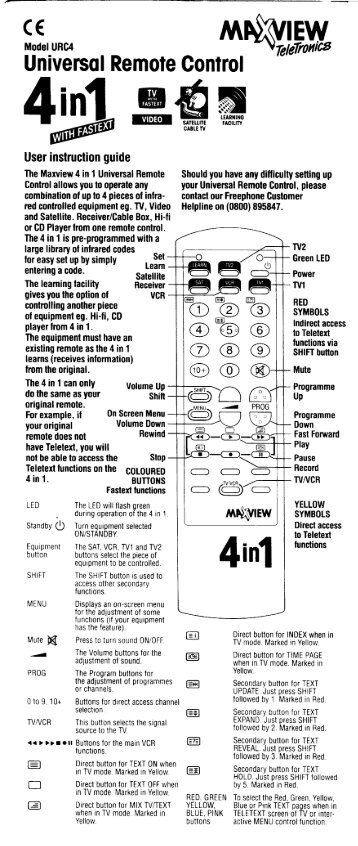 Universal Remote Control