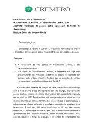 SolicitaÃ§Ã£o de parecer sobre repassagem de Sonda de ...