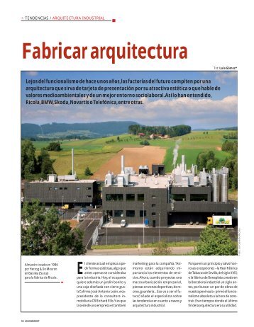 Fabricar arquitectura - Mecalux