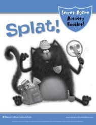 Secret Agent Splat! Activity Booklet - HarperCollins Children's Books