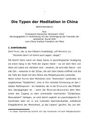 Die Typen der Meditation in China - mathias-zdarsky.de