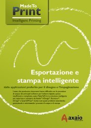 Esportazione e stampa intelligente - axaio