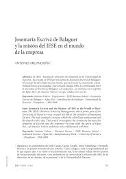 Josemaría Escrivá de Balaguer y la misión del IESE en el ... - ISJE