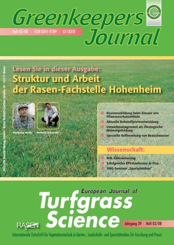 Struktur und Arbeit der Rasen-Fachstelle Hohenheim - Deutsche ...
